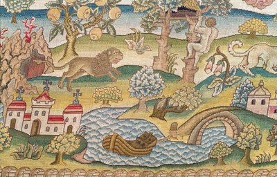 Bradford Table Carpet, (dettaglio) da Unbekannt Unbekannt